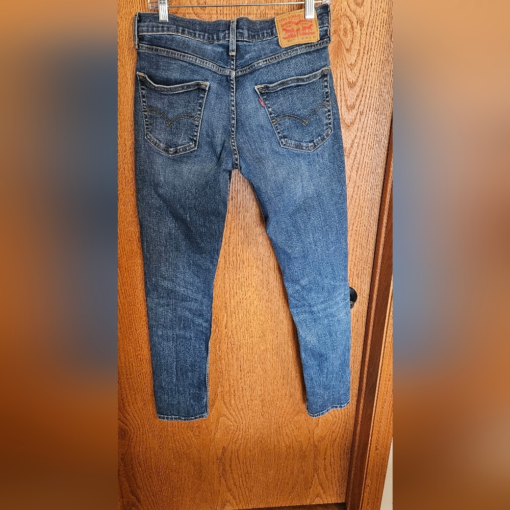 Levi's Men's Dark Blue Slim Jeans - Picture 4 of 7